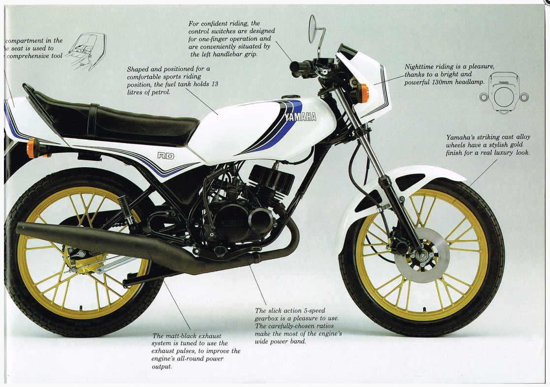 Yamaha Rd 50 The 1983 Yamaha RD 50 MX: A Retrospective - Mopeds.com